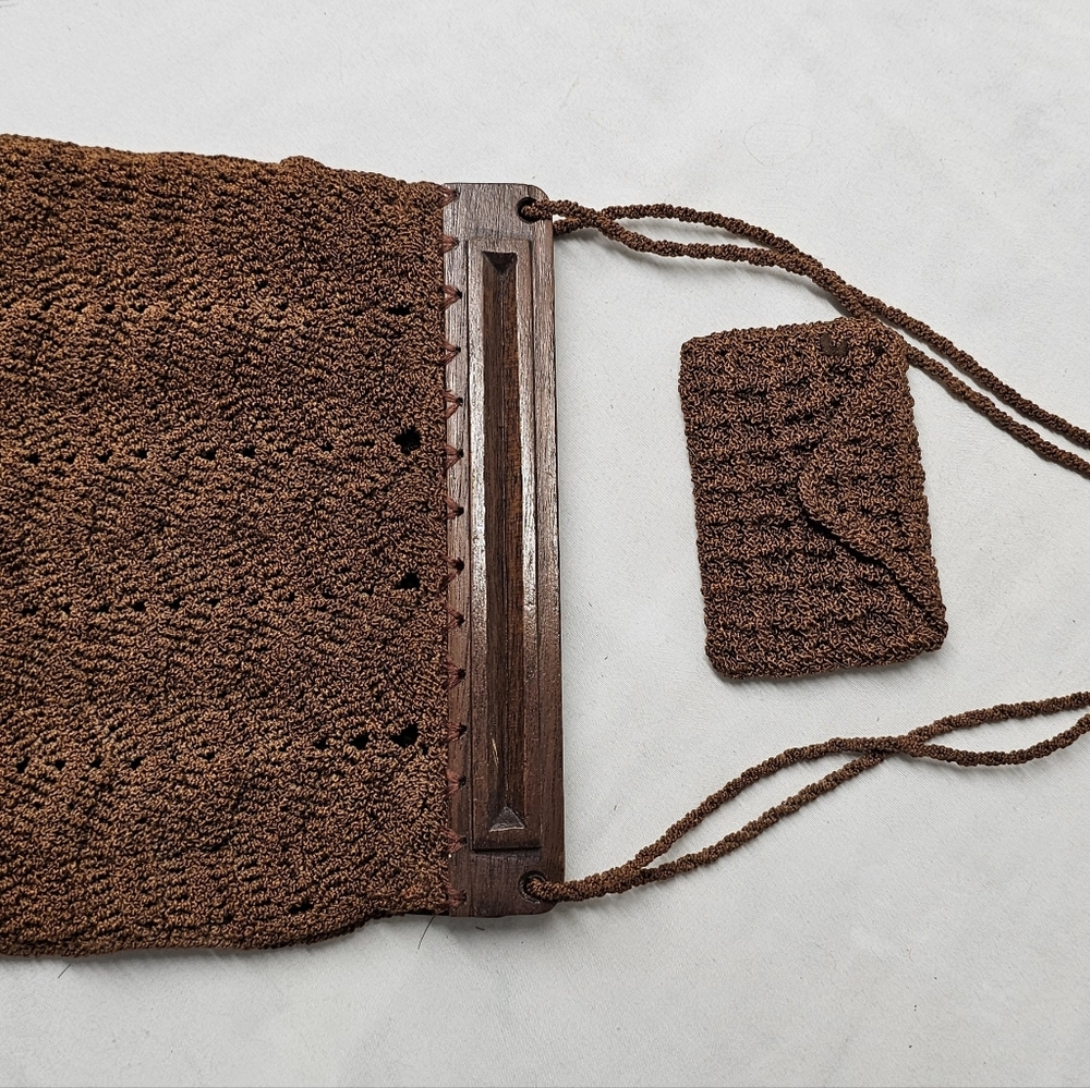 Vintage Early 1900's Crocheted  Shoulderbag